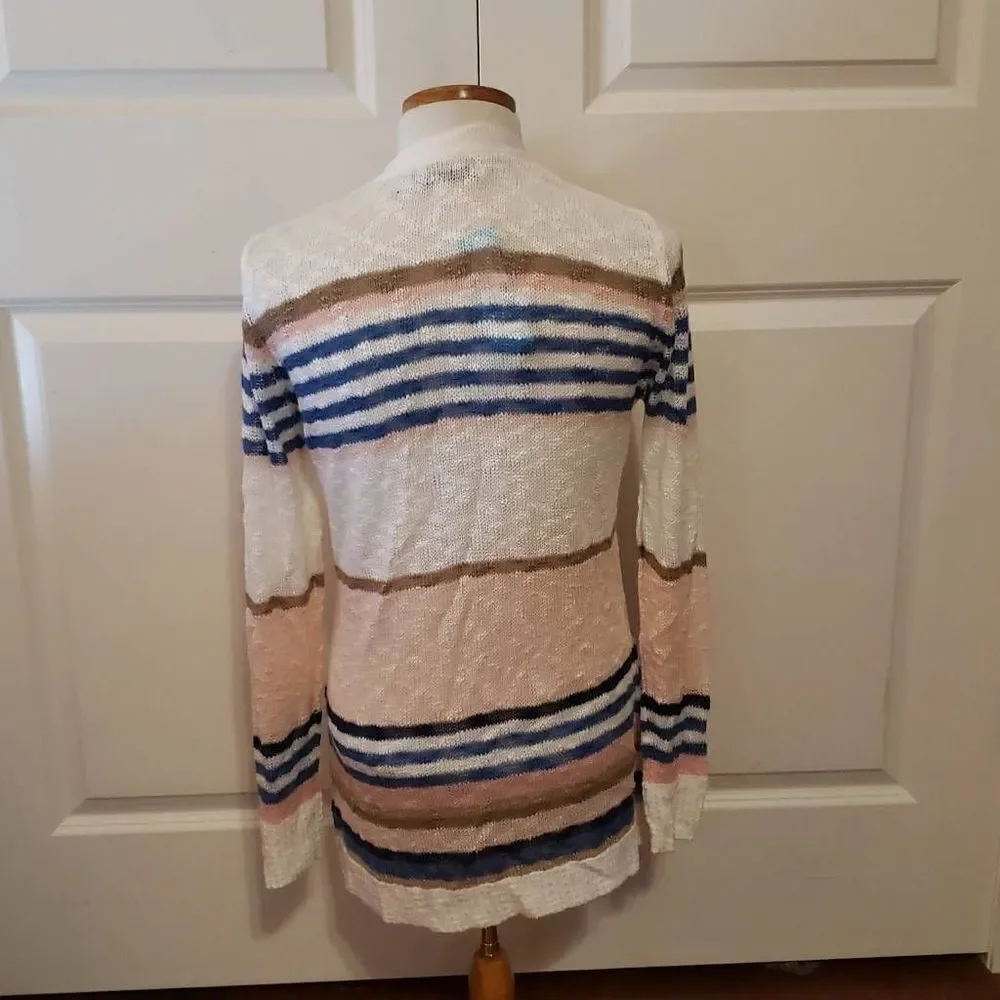 Stitch Fix | Stitches & Stripes Parsie‎ Lightweight Cardigan Striped Medium New